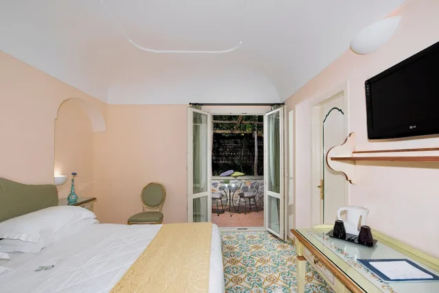 غرفة بسريرين منفصلين بإطلالة على الحديقة، Hotel Margherita 2/10