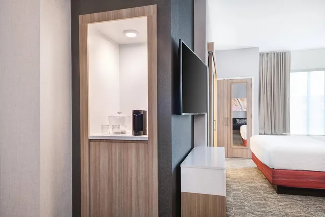 جناح بسرير كينج مع سرير سحّاب إضافي مع أريكة بحوض استحمام لذوي الإعاقة، SpringHill Suites by Marriott Tifton 9/9