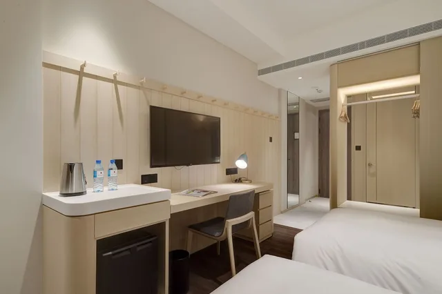 غرفة سوبيريور بسريرين منفصلين، Jasper Hotel Banqiao Taipei 4/8