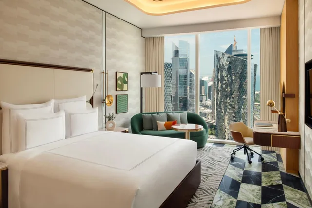 شقة استوديو بسرير كينج، Swissotel Corniche Park Towers Doha 1/7