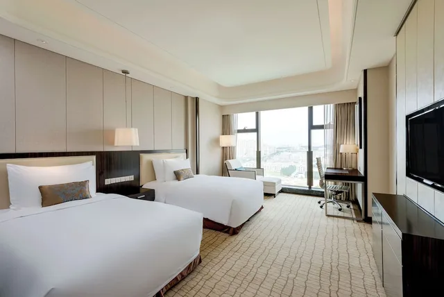 غرفة اقتصادية بسريرين مزدوجين، Junluxe Hotel Guangzhou Zengcheng 1/2