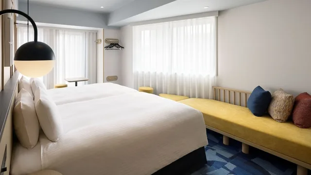 غرفة ديلوكس بسريرين منفصلين، Mercure Tokyu Stay Hiroshima 4/7