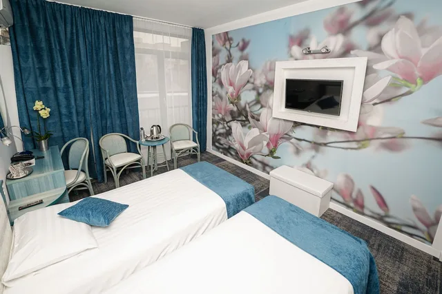 غرفة قياسية بسريرين منفصلين، Continental Hotel 4/8