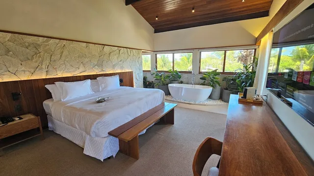 غرفة فاخرة بسرير كينج وسريرين منفصلين، Pousada Casa Do Forte 2/8