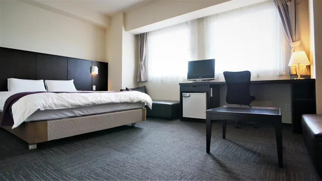 غرفة بريميير ركنية بسرير مزدوج للمدخنين، Green Rich Hotel Tosu Ekimae 1/1