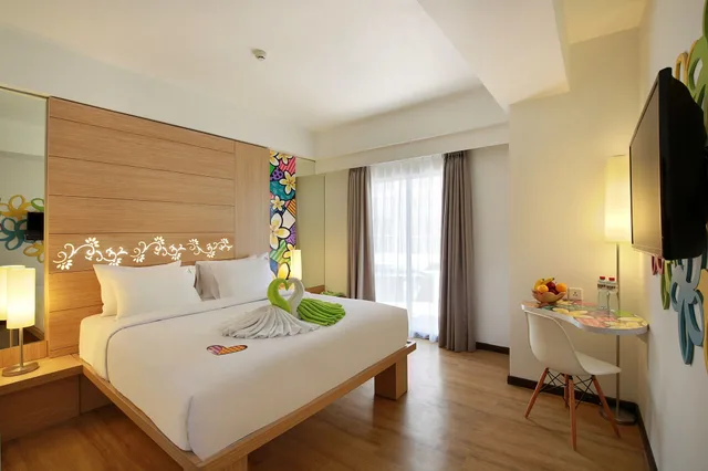 غرفة ديلوكس بسرير مزدوج، Nikhila Seminyak Bali Ex Baliez Hotel 1/4