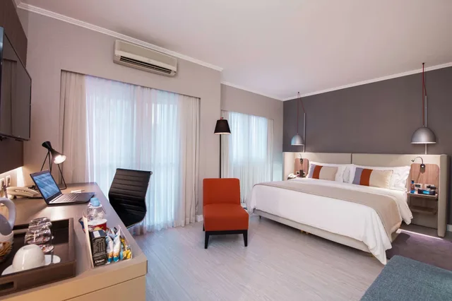 غرفة ديلوكس بسرير كوين، Clarion Hotel Faria Lima 5/9