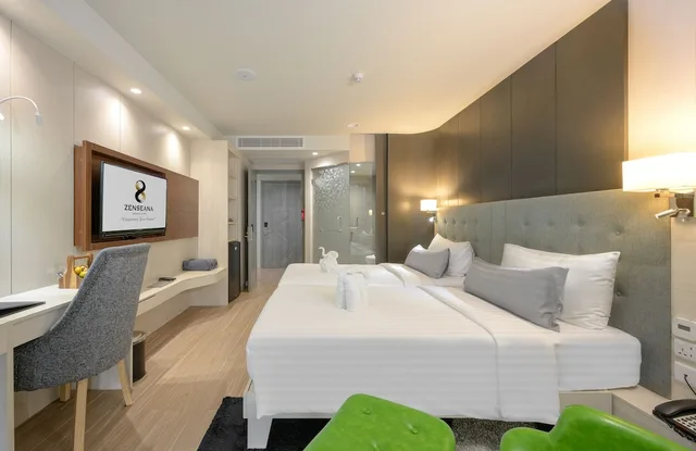 غرفة بريميير عائلية بسرير كينج وسريرين منفصلين بغرفتي نوم، Zenseana Resort & Spa 3/6