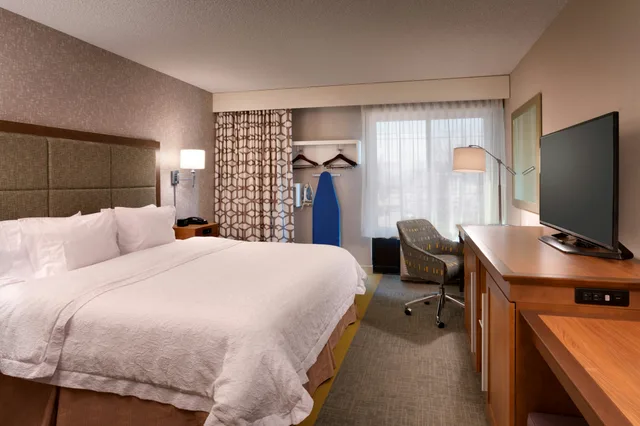 غرفة بسرير كينج لذوي الإعاقة، Hampton Inn Salt Lake City-Downtown 1/6