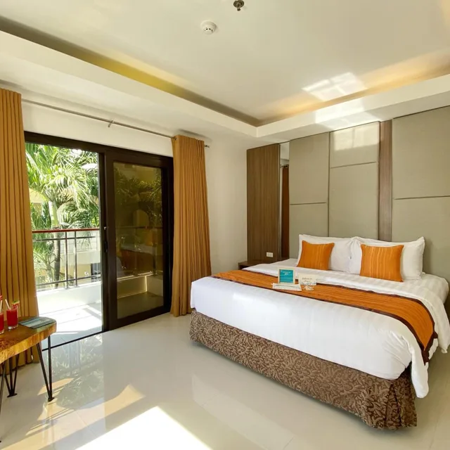 غرفة ديلوكس بسرير مزدوج، Jonys Beach Resort 1/6