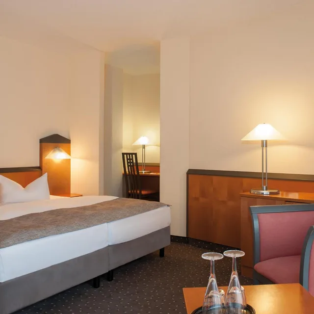 غرفة قياسية بسرير مزدوج أو سريرين منفصلين، Victor S Residenz Berlin Tegel Formely Quality Berlin Tegel 3/4