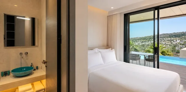 فيلا بسريرين منفصلين وسريرين مزدوجين، Mare Deluxe Residences and Villas 9/9