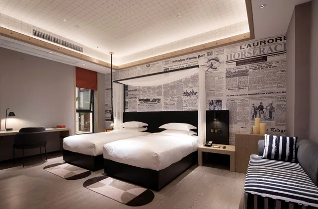 Standard, Twin Beds, No Window, Paco Business Yuancun Branch 2/3