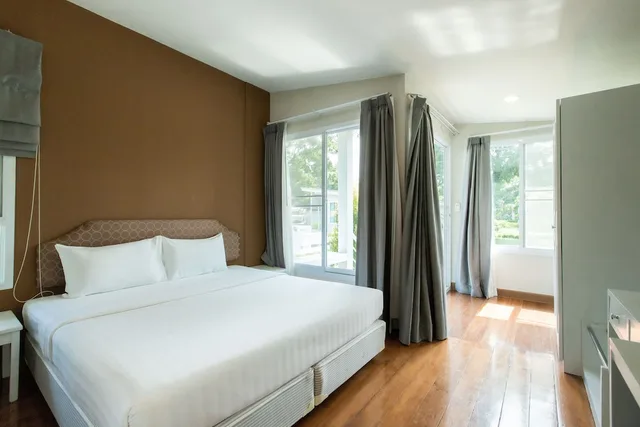 فيلا سوبيريور بسريرين كينج بغرفتي نوم، Bangsaen Heritage Hotel 3/5