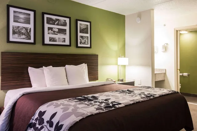 غرفة قياسية بسرير كينج، Sleep Inn Atlanta Airport 2/3