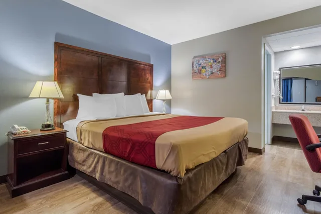Room, Single, King Bed, Sofa, Smoking, Econo Lodge Aiken Central 1/3
