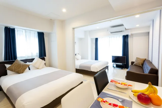 Type D, Deluxe, Twin Beds، Bon Condo Namba Nipponbashi 1/1