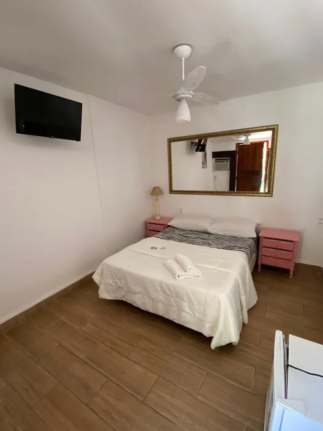 غرفة فاخرة بسرير كوين، Pousada Ferradura Beach 1/4