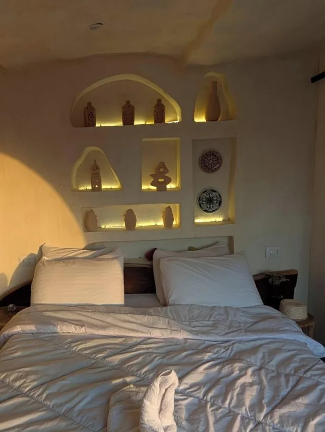 غرفة أساسية بسرير كينج بإطلالة على الجبل، 3 Pyramids View Inn 7/10