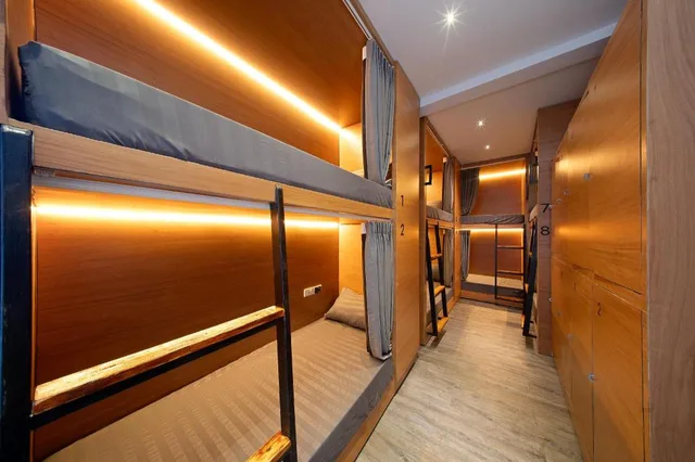 سكن مشترك مختلط بأسرّة بطابقين للمدخنين، Oh Bangkok Hostel 1/1