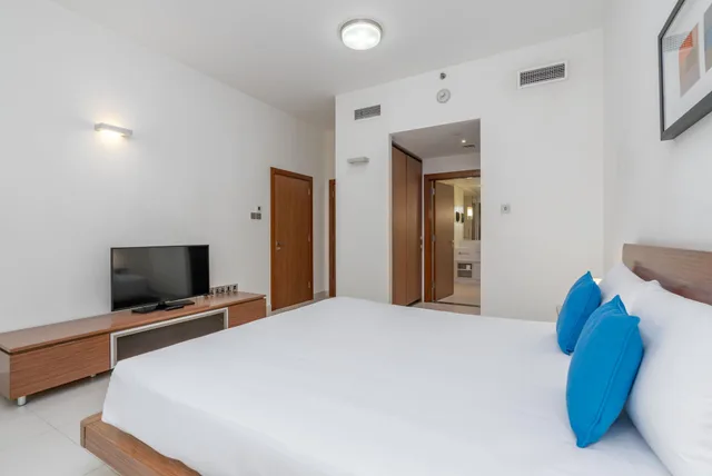 شقة بسريرين مزدوجين بـ3 غرف نوم، Aparthotel Adagio Abu Dhabi Al Bustan 5/10