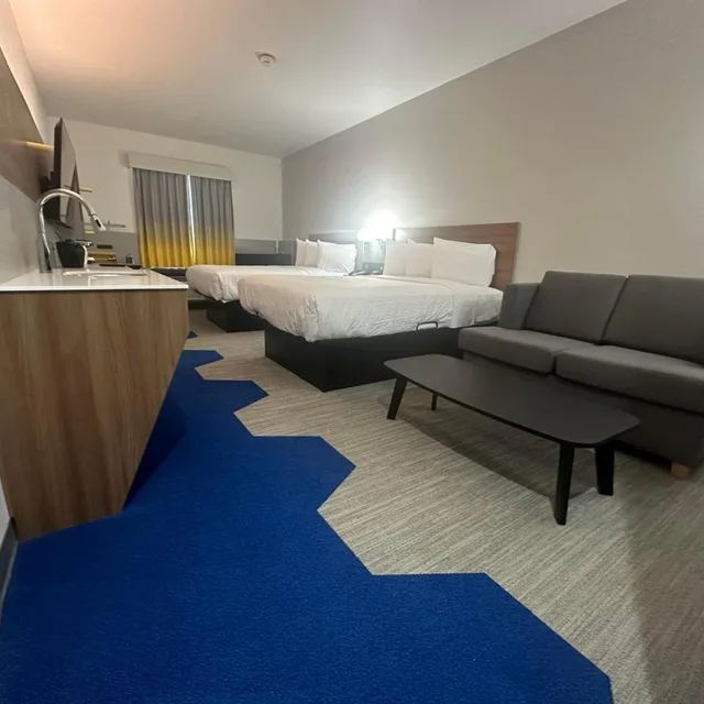 جناح استوديو بسرير كوين بمطبخ صغير، City Express By Marriott Amarillo Northwest 6/8