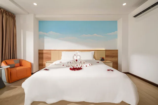 غرفة عائلية بسريرين كينج، Golden Sea 3 Hotel 2/2