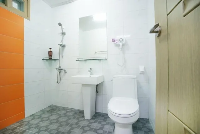 دوبلكس بسريرين مزدوجين في الملحق، Olleh House 4/5