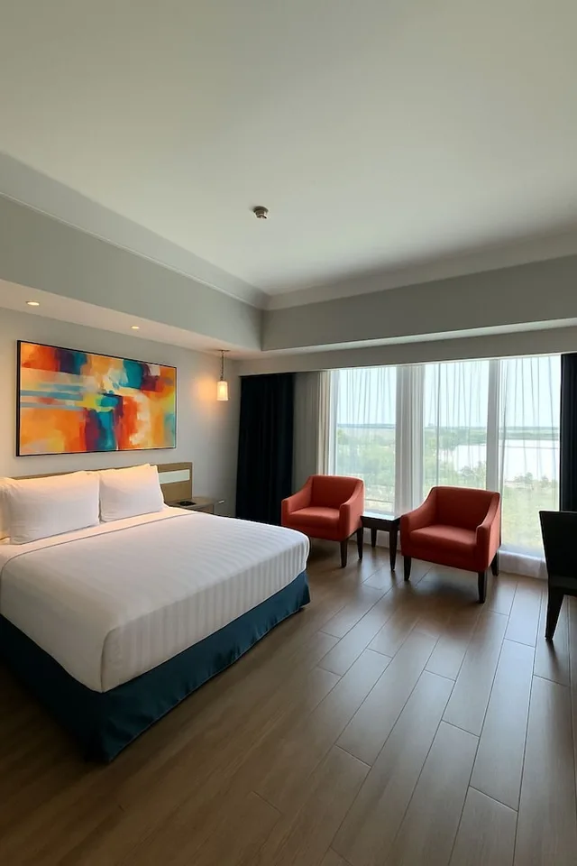 غرفة غراند ديلوكس بسرير مزدوج للمدخنين، Hotel Grand Candi Semarang 1/7