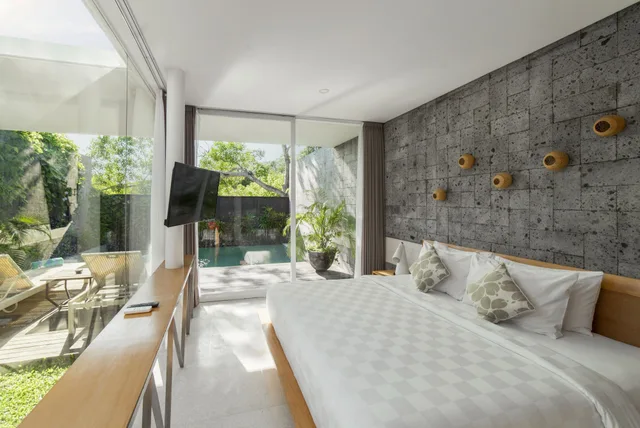 2 Bedrooms, Garden Villa, Double and Twin Beds، Hideaway Villas Bali – Uluwatu by Kanaan Hospitality 1/7