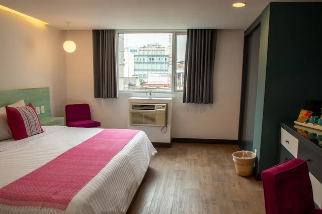 غرفة ديلوكس بسرير كينج، Hotel Fontan Reforma 2/10