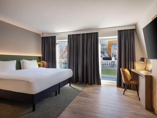 غرفة ركنية بسرير كينج لذوي الإعاقة، Hilton Garden Inn Innsbruck Tivoli 1/3