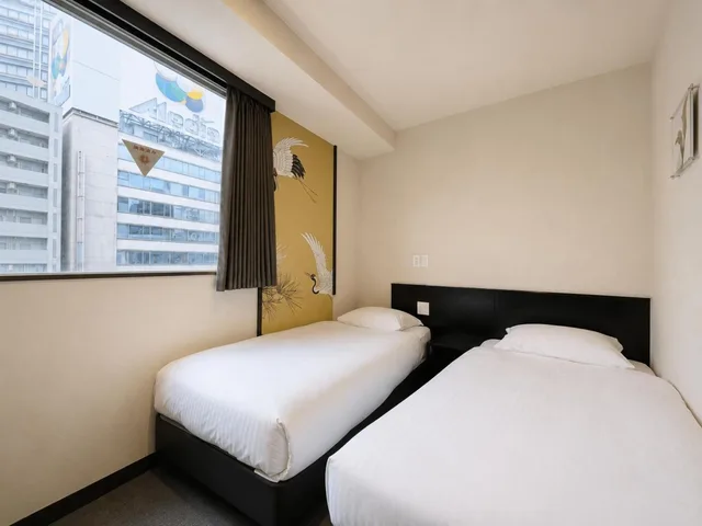 Room, Twin Beds, Arashi Hotel Namba 6/10