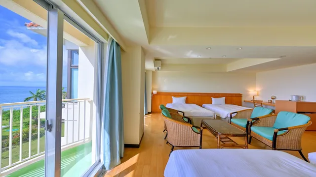 غرفة ديلوكس بإطلالة على البحر، Ishigaki Island Beach Hotel Sunshine 1/2