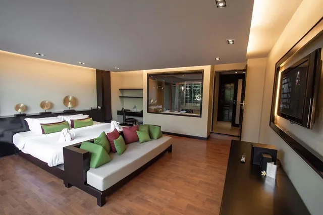 فيلا فاخرة بغرفتي نوم بمسبح خاص، Peach Blossom Resort 1/2