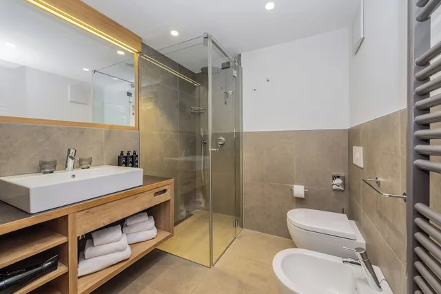 Pine, Mountain, 1 Double and 1 Single Bed، Hotel Palace Ravelli 4/4