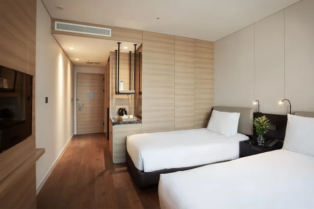 غرفة ديلوكس عائلية بسرير مزدوج وسرير فردي، Crown Park Hotel Seoul 1/10