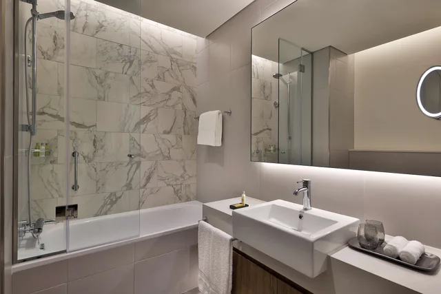 شقة بسريرين منفصلين بمطبخ، DoubleTree by Hilton Abu Dhabi Yas Island Residences 4/4