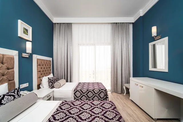غرفة قياسية بسرير كوين بإطلالة على الجبل، SL La Perla Hotel Kemer 3/10
