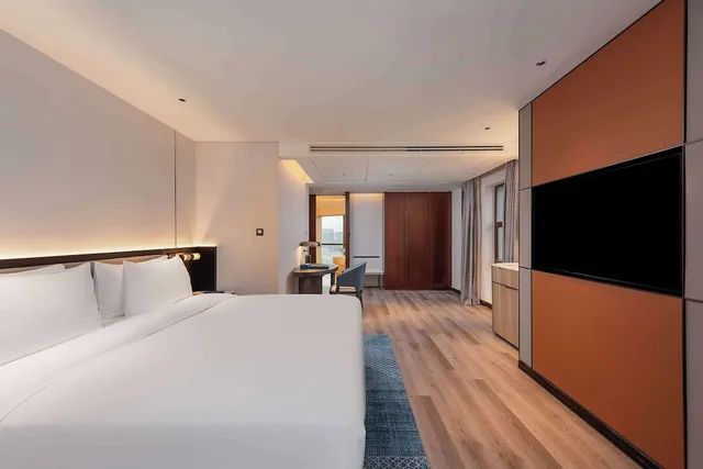 غرفة ديلوكس بسرير كينج للمدخنين، Wyndham Putian Downtown 1/3