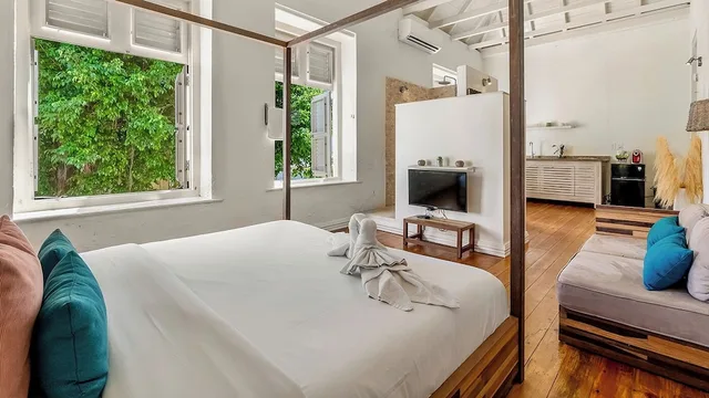 غرفة كلاسيكية بسرير كينج، Pietermaai Boutique Hotel 6/10