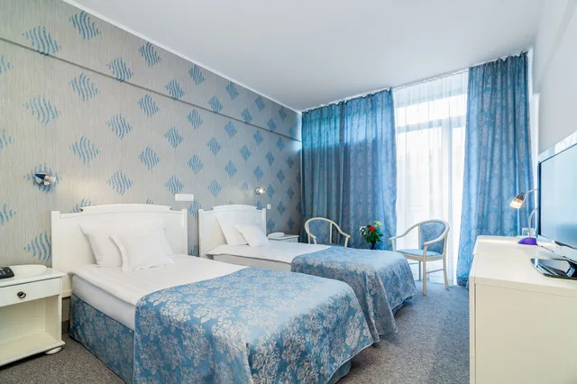 غرفة قياسية بسريرين منفصلين، Continental Hotel 1/8