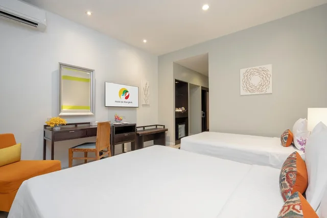 Urban, Triple, 1 Queen and 1 Single Bed, Hotel De Bangkok 2/9