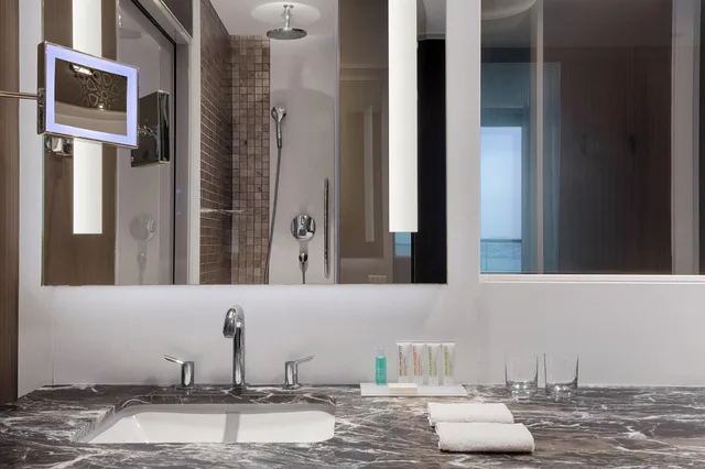 غرفة ديلوكس بسرير مزدوج بإطلالة، Le Meridien Istanbul Etiler 7/8