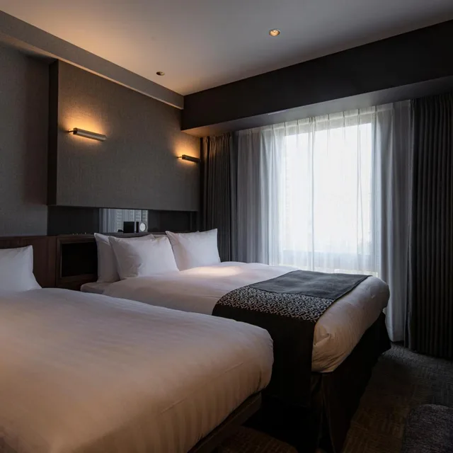غرفة بسرير مزدوج مع سرير إضافي، Hotel Trad Hakata 4/10
