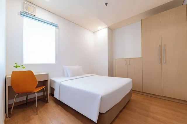شقة ديلوكس بسرير كوين وسرير مزدوج بإطلالة على المدينة بغرفتي نوم، G8 Center Hotel Saigon 6/10