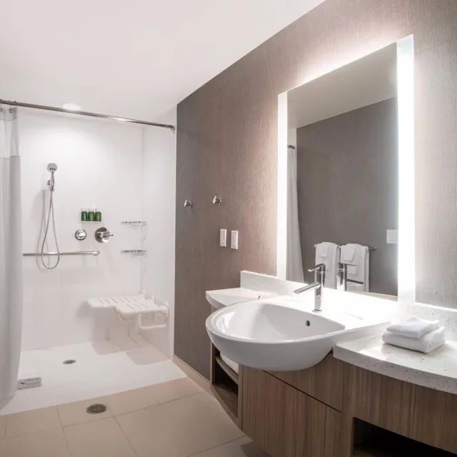 جناح بسرير كوين مع أريكة لذوي الإعاقة، SpringHill Suites by Marriott Denver Parker 4/4