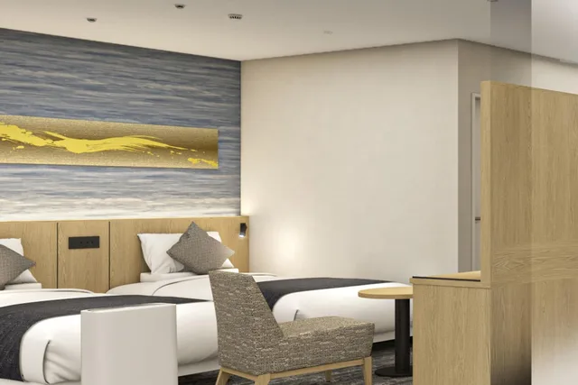 غرفة سوبيريور رباعية مع سرير إضافي، Hotel Mystays Kanazawa Katamachi 3/10