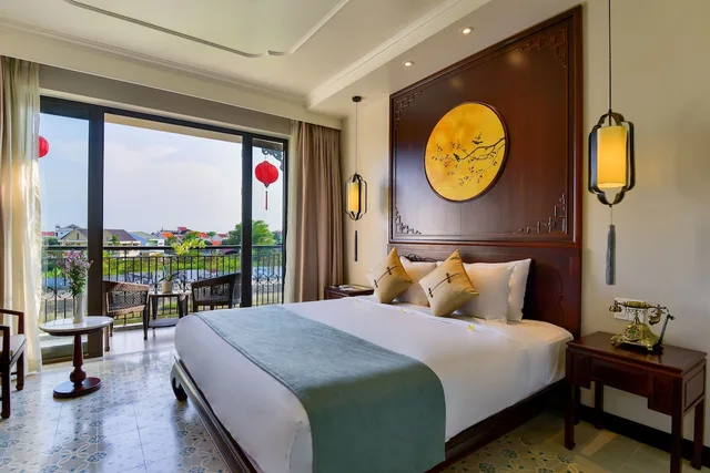 Super, Deluxe, King Bed, River View, Balcony، Laluna Hoi An Riverside Hotel & Spa 2/7