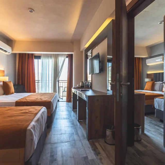 غرفة سوبيريور عائلية، Dalya Resort Aqua and Spa Hotel 3/8